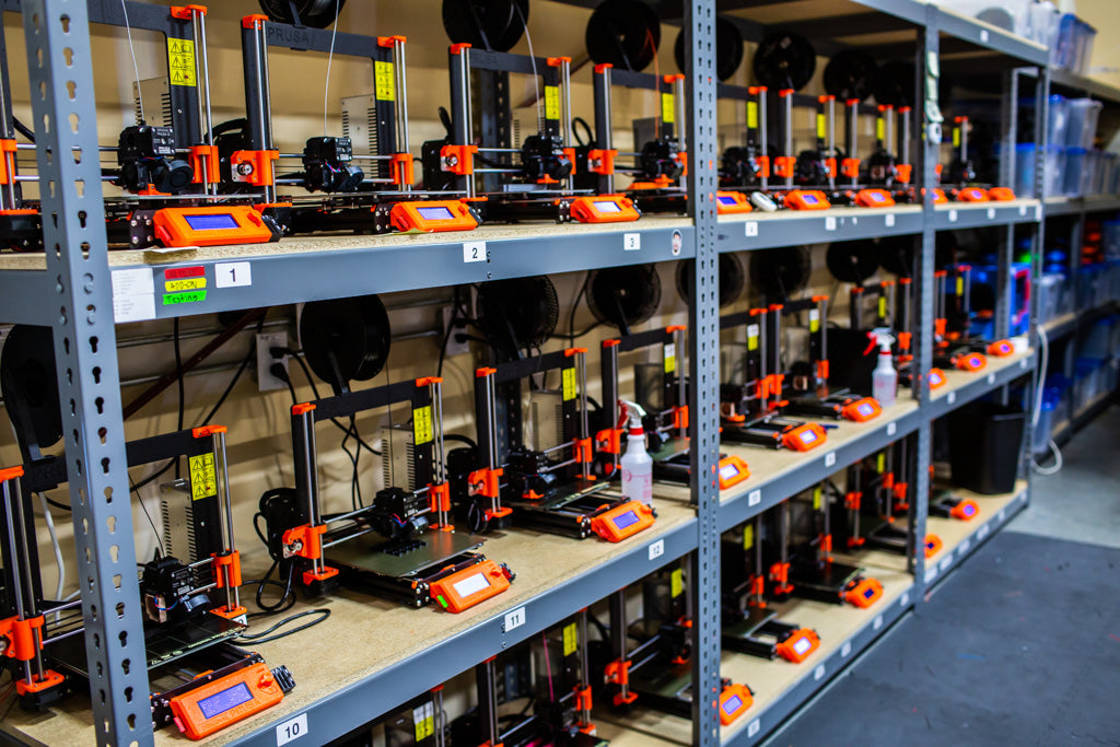 Prusa 3D Print Farm for Nerf Mods