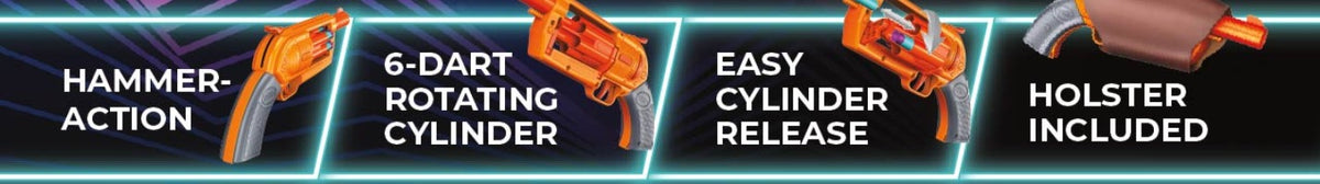 Dart Zone Retro-Shot Blazer Revolver