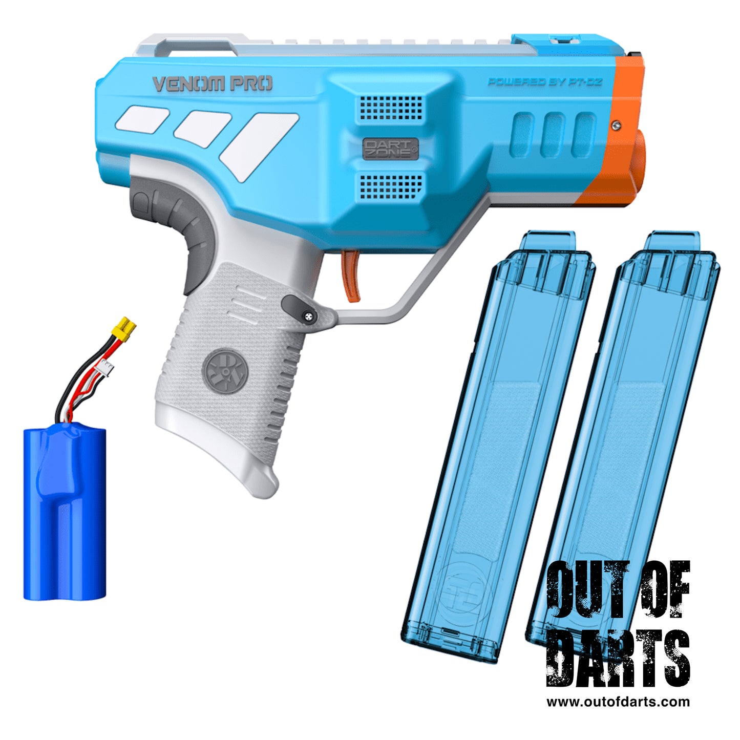 Dart Zone Max Venom Pro Flywheel Blaster