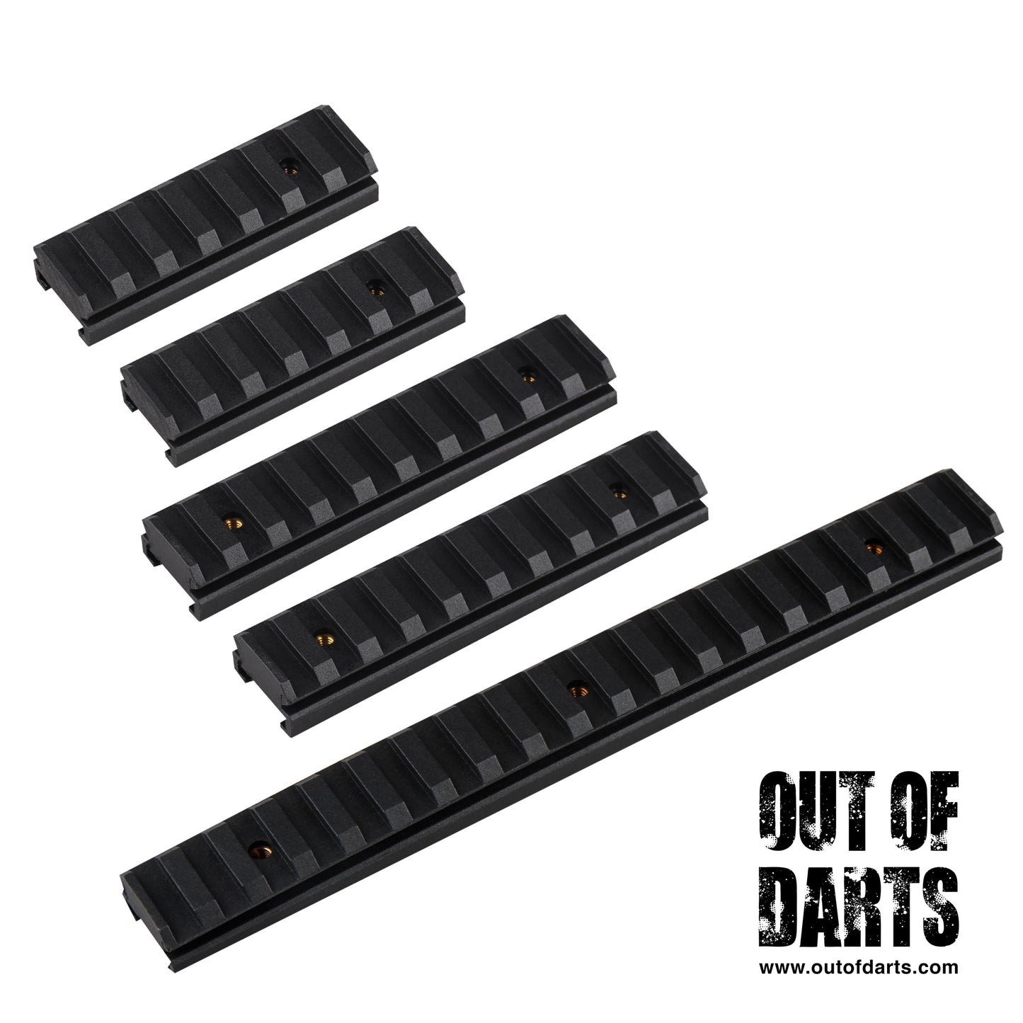 Worker Picatinny Rail Mount (Multiple Sizes & Colors)