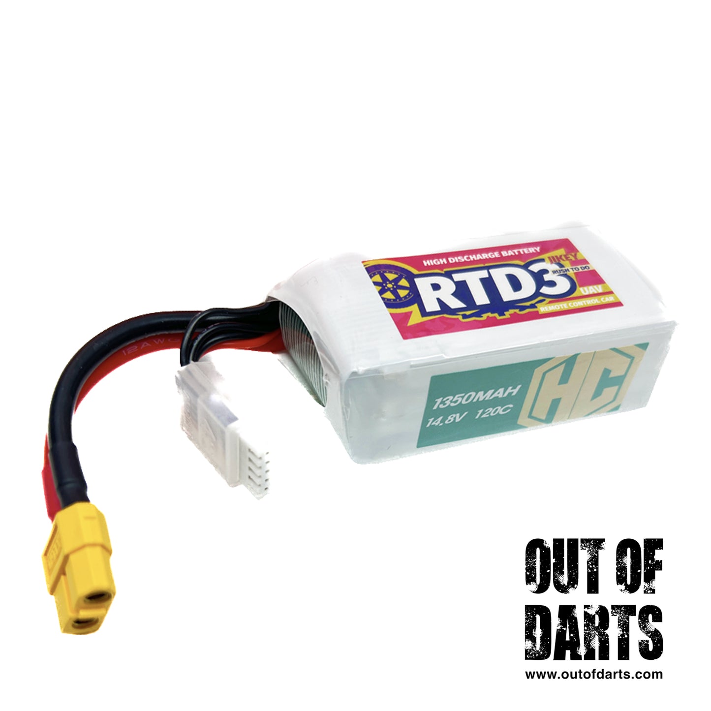 JIKEY RTD3 1350mAh 4S 120C LiPo (XT60) For Vesper PRE-ORDER