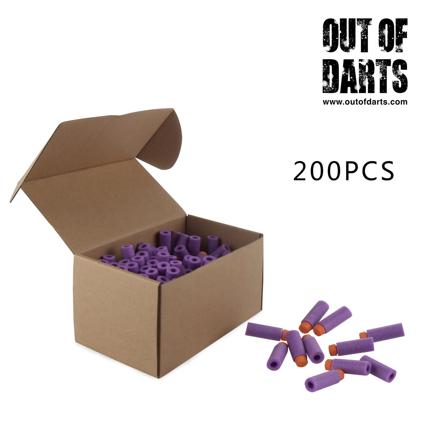 Worker Short Darts 200-pack HE Standard Weight 1.0g