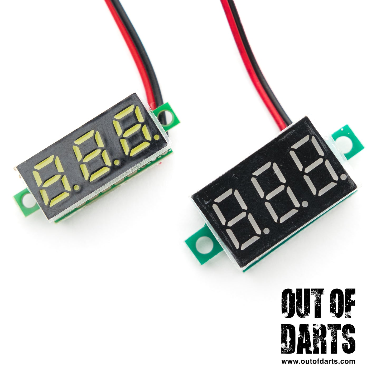 Voltage Meter LED 5 colors - 2 sizes