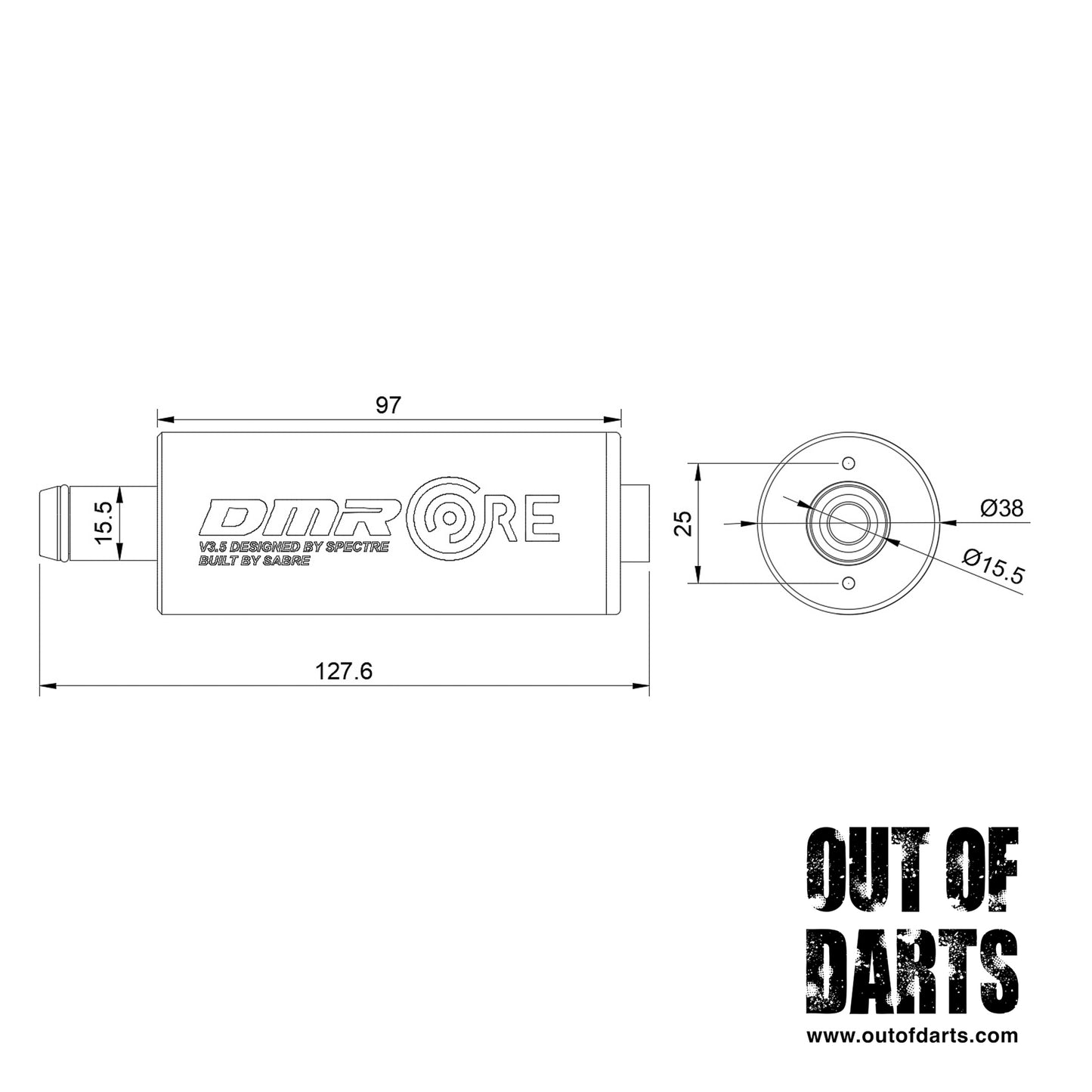 Spectre + Sabre DMR Core HPA Power Tube