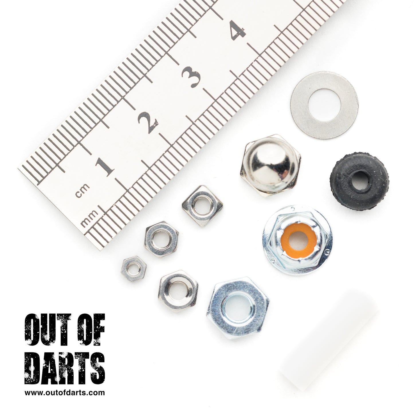 Nuts + Washers + Grommet + Spacers