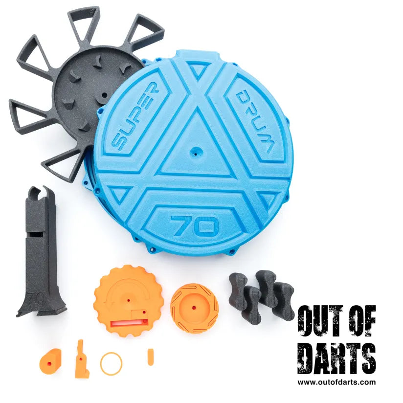 Kptn A Super Drum 70-Round Magazine 3D Parts + Hardware Kit