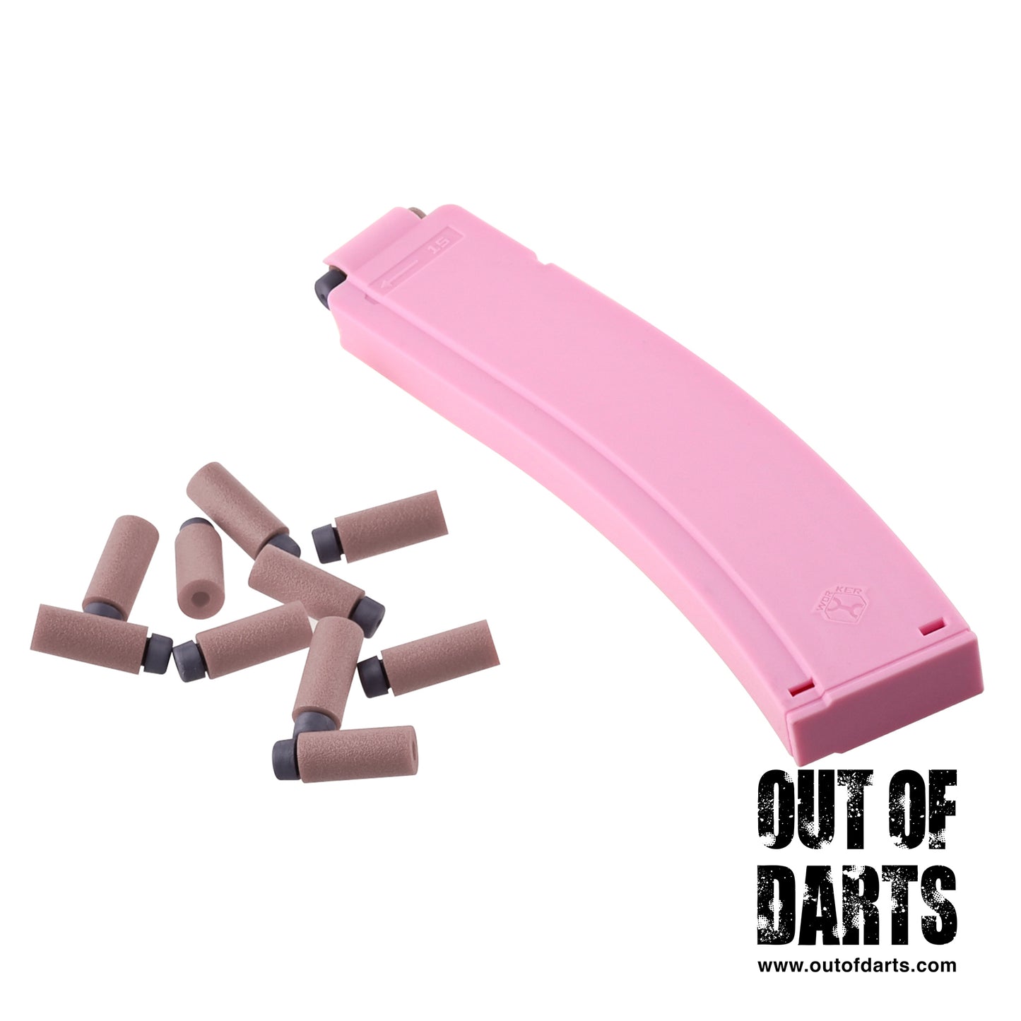 Worker Dragon Claw 15-Round Curved Standard Talon Short Dart Magazine