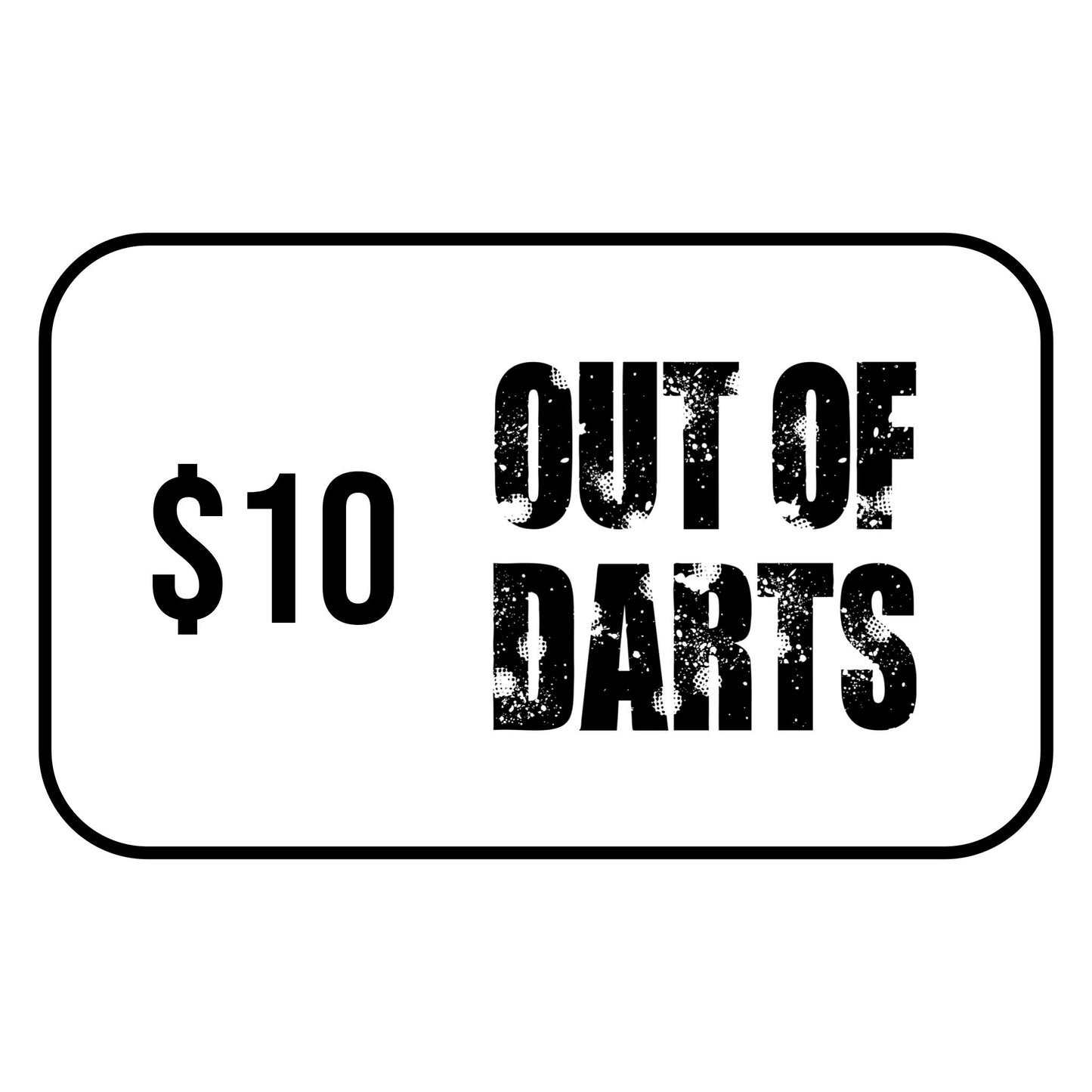 Out of Darts Gift Card