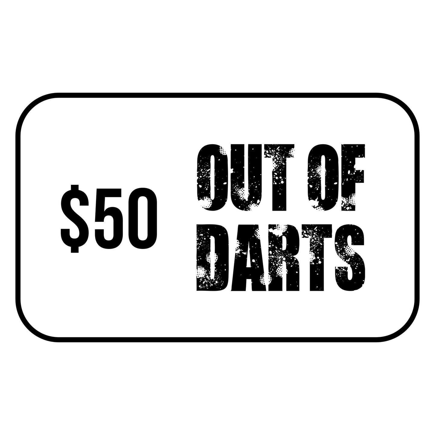 Out of Darts Gift Card