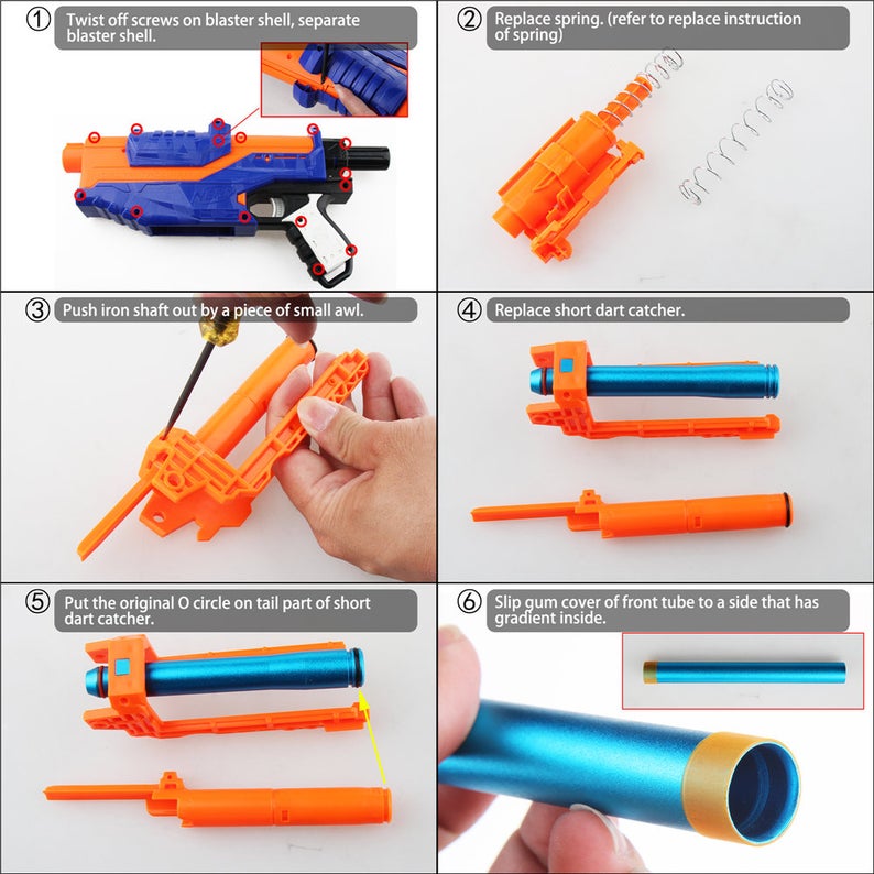 Worker Short Dart Kit for Nerf Delta Trooper Blaster CLOSEOUT