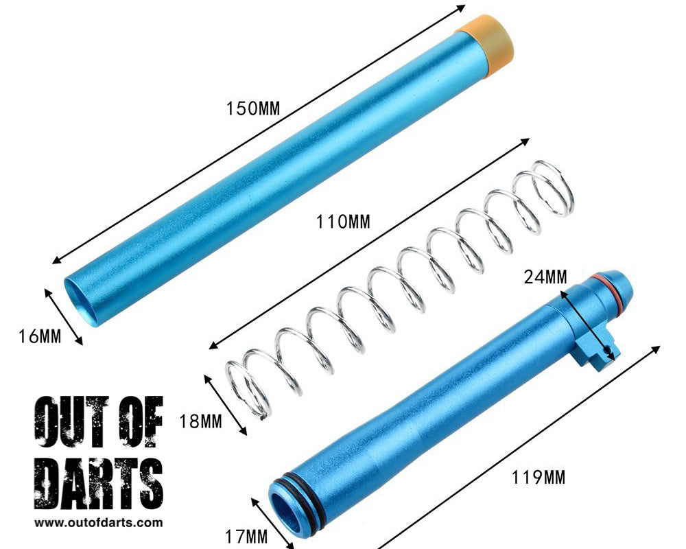 Worker Short Dart Tube Kit for Delta Trooper CLOSEOUT