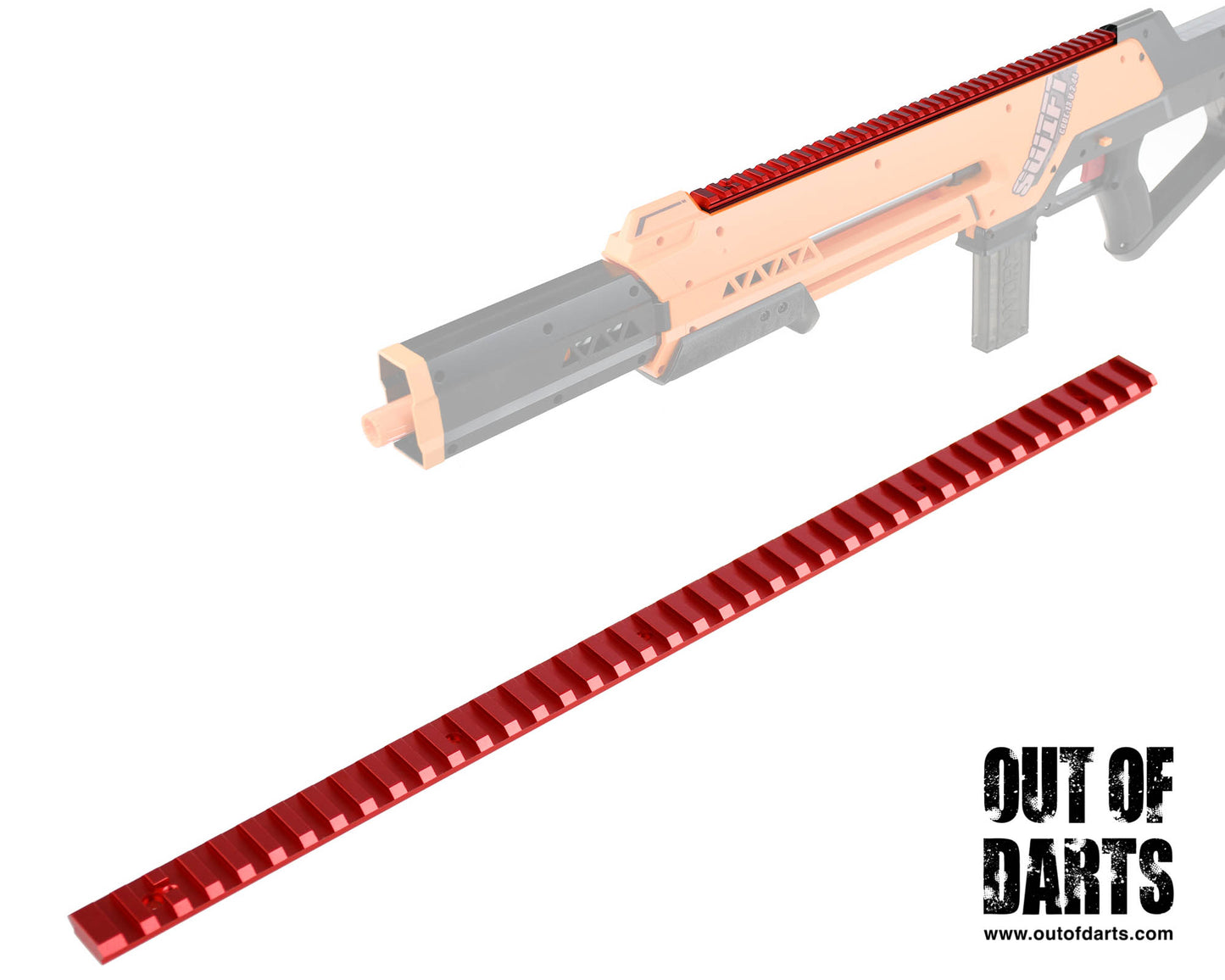 Worker Aluminum Picatinny Rail for Swift Blaster CLOSEOUT