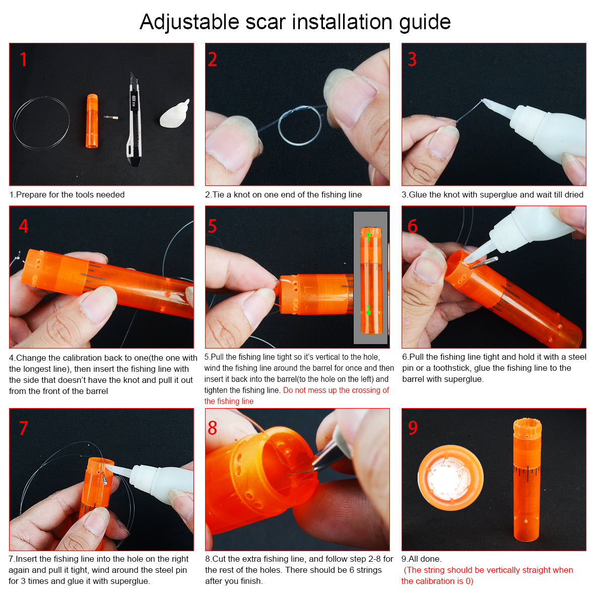 Worker 6-Line Adjustable SCAR Kit