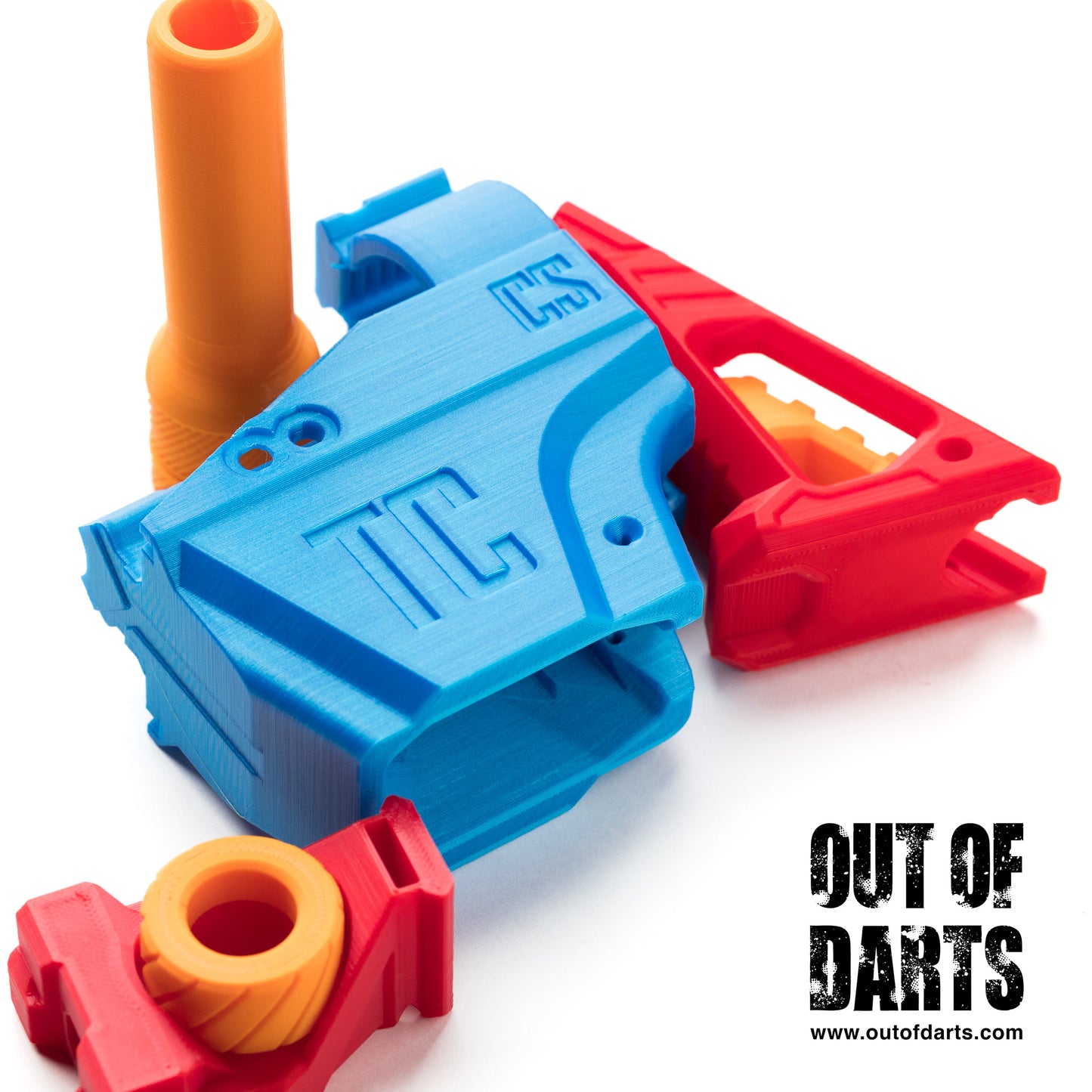 Talon Claw 4 - 3D Red OOD Blue Parts + Hardware