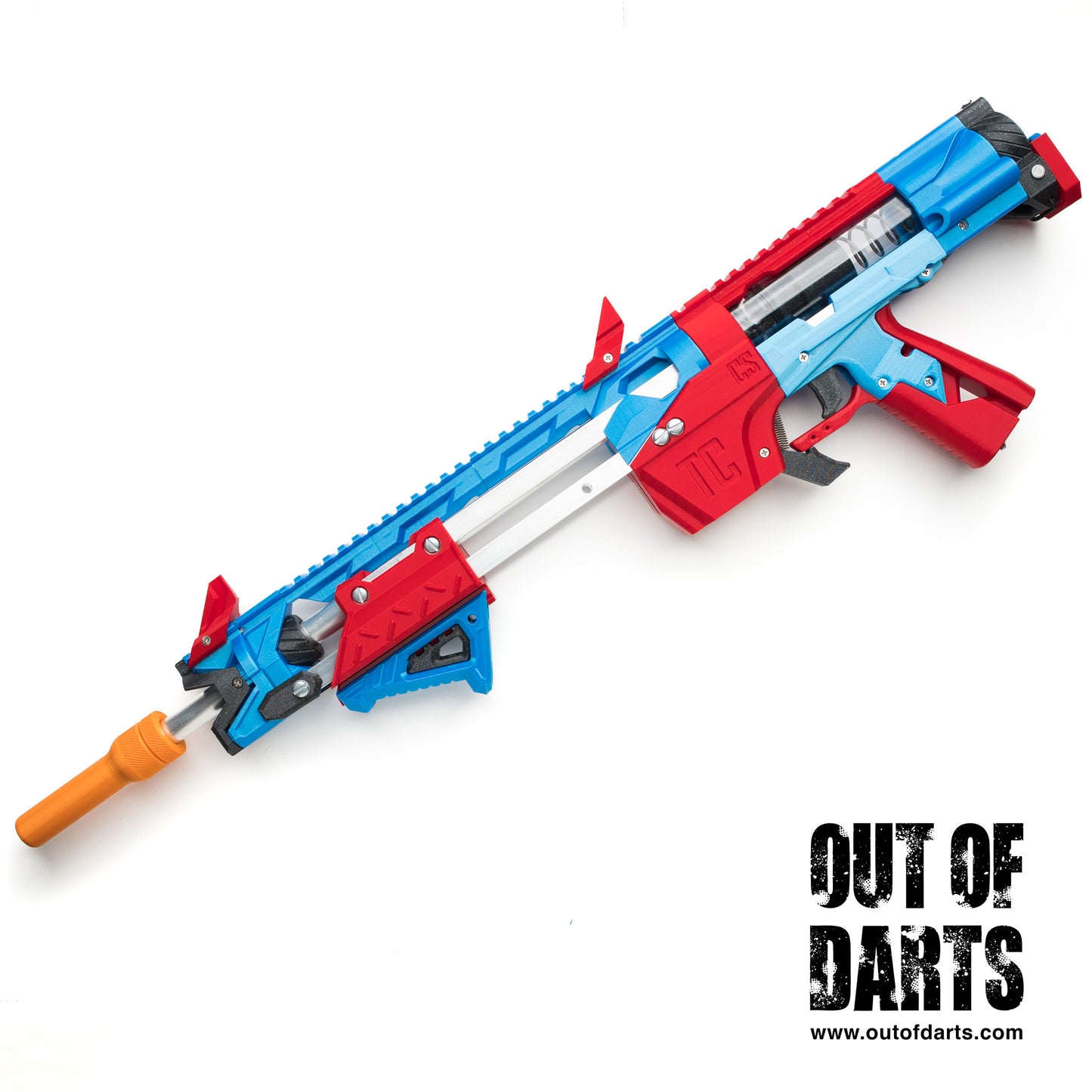 Talon Claw 4 - 3D Red OOD Blue Parts + Hardware