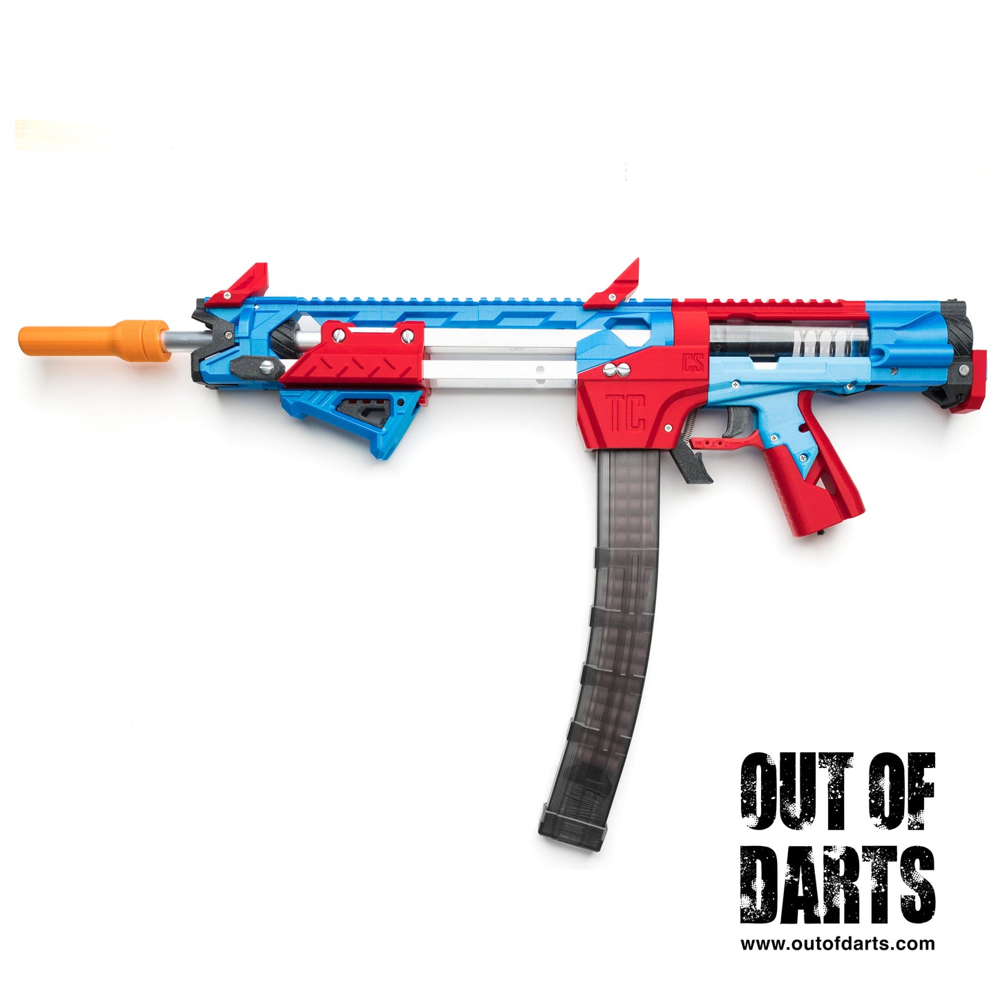 Talon Claw 4 - 3D Red OOD Blue Parts + Hardware