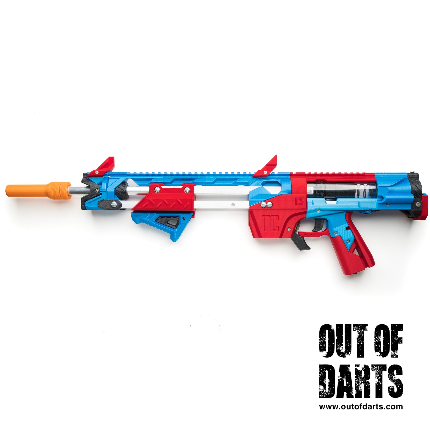 Talon Claw 4 - 3D Red OOD Blue Parts + Hardware