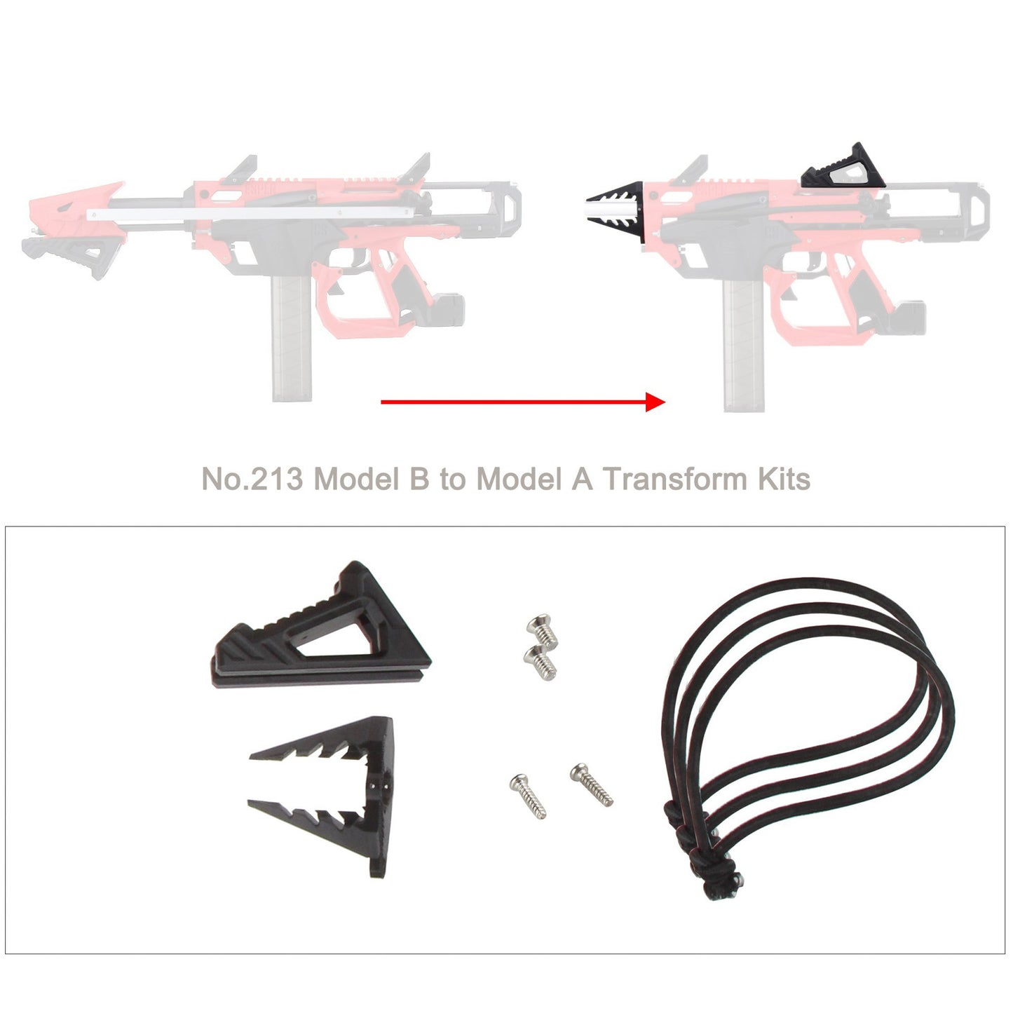 Worker Esper Rear Prime Conversion Kit (Model B to A) CLOSEOUT
