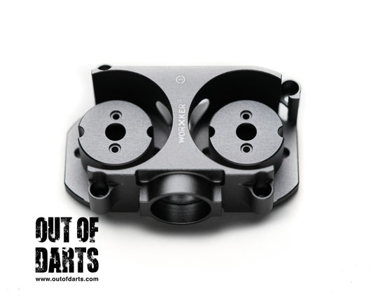 Nerf mod Worker Titanium Flywheel Cage Stryfe/Rapidstrike - Out of Darts