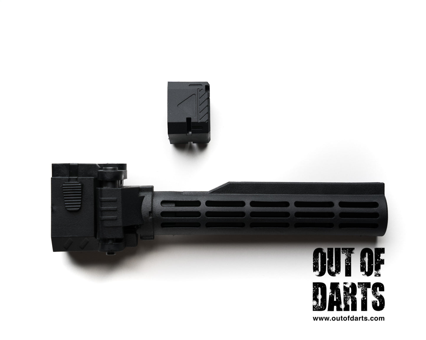 Nerf mod Worker Nerf Collapsible Stock Tube with Cap - Out of Darts