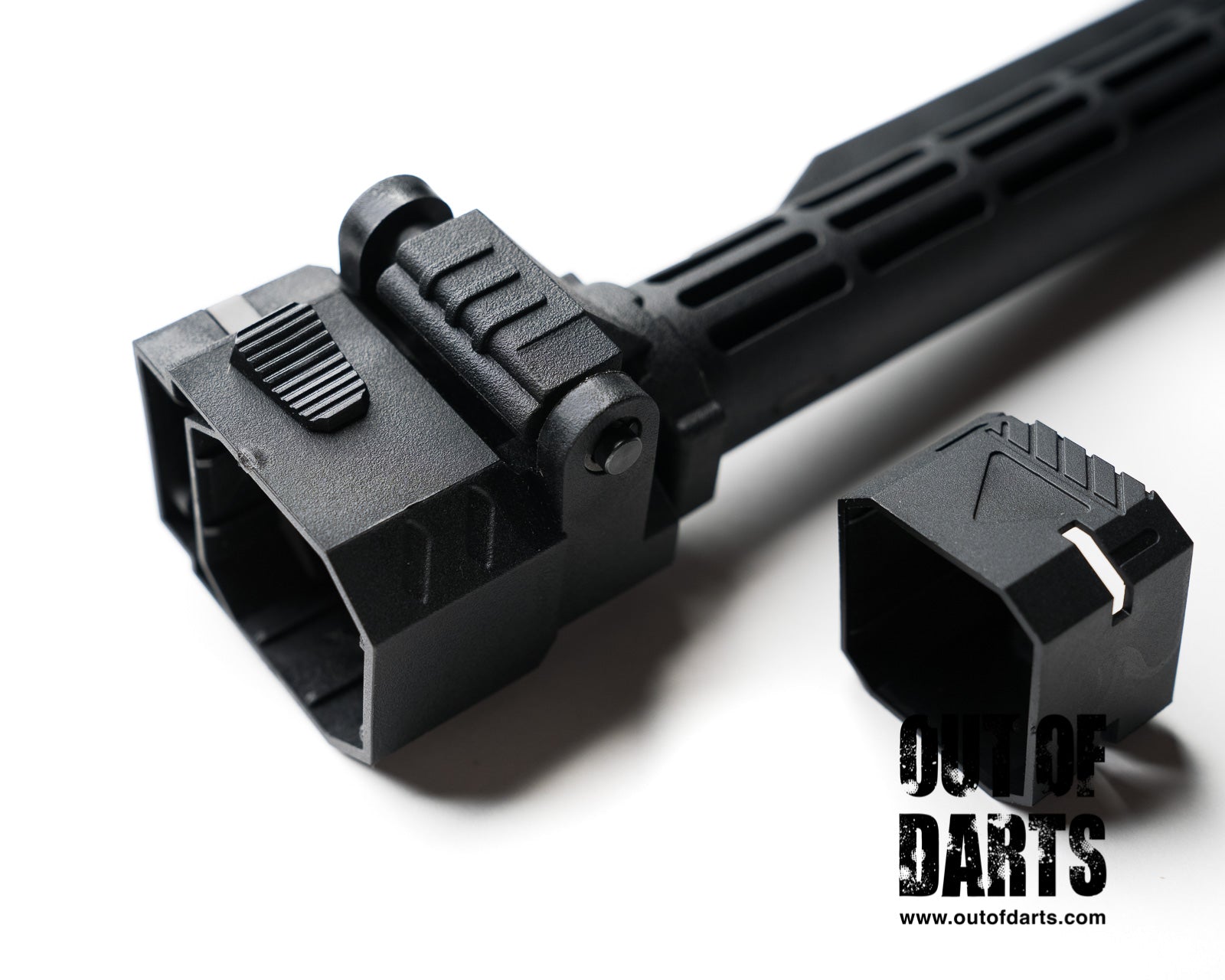 Nerf mod Worker Nerf Collapsible Stock Tube with Cap - Out of Darts