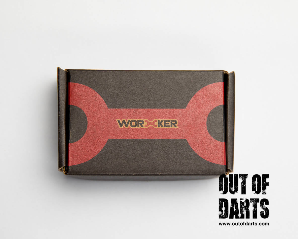 Worker High Crush Flywheel set POM BLACK (pair) W0241