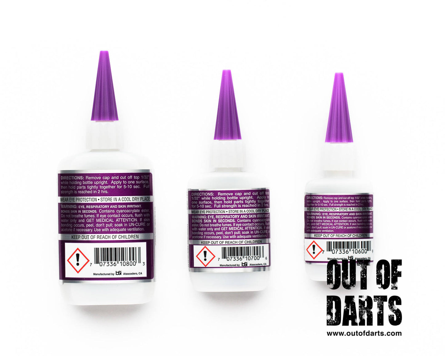 Super Glue Insta-cure (3 sizes available) Bob Smith Industries