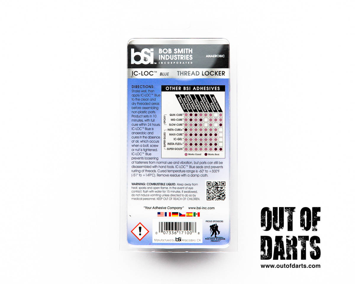 Thread locker Loc tite Bob Smith Industries (great for flywheel cage screws)