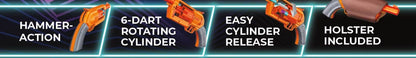 Dart Zone Retro-Shot Blazer Revolver