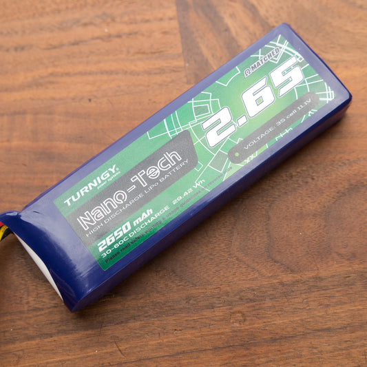 USED - Turnigy Nano-Tech 2650mAh 3S 30C LiPo (XT60)