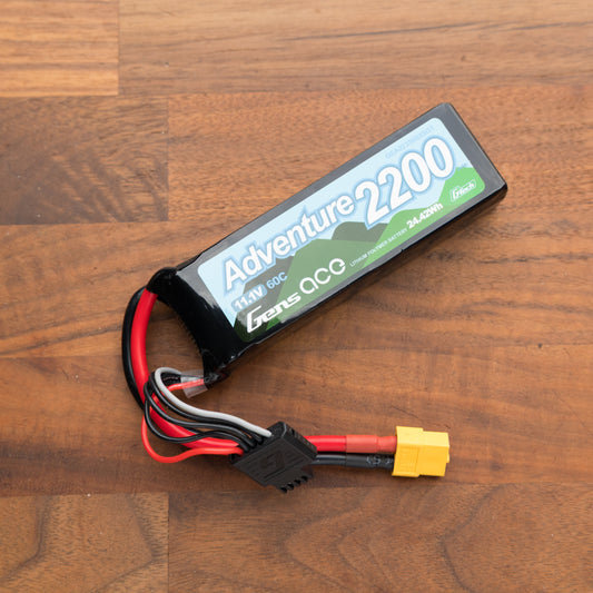 USED - Gens Ace Adventure 2200mAh 3S 60C LiPo (XT60)