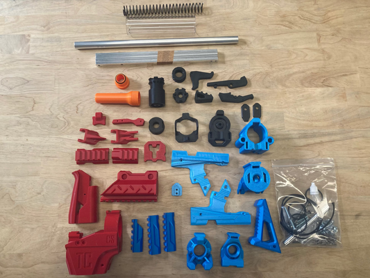 Talon Claw 4 - 3D Red OOD Blue Parts + Hardware