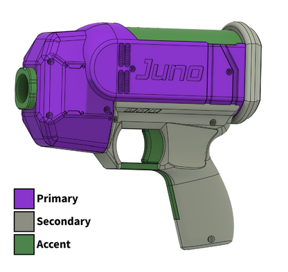 Juno Rival Blaster 3D Parts + Hardware Kit