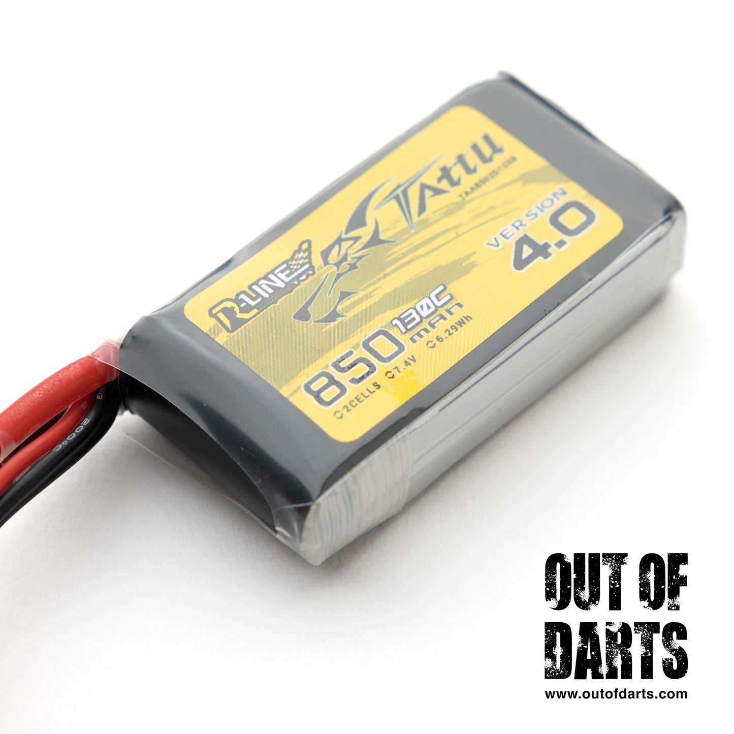 Tattu 850 mAh 130C 2s LiPo