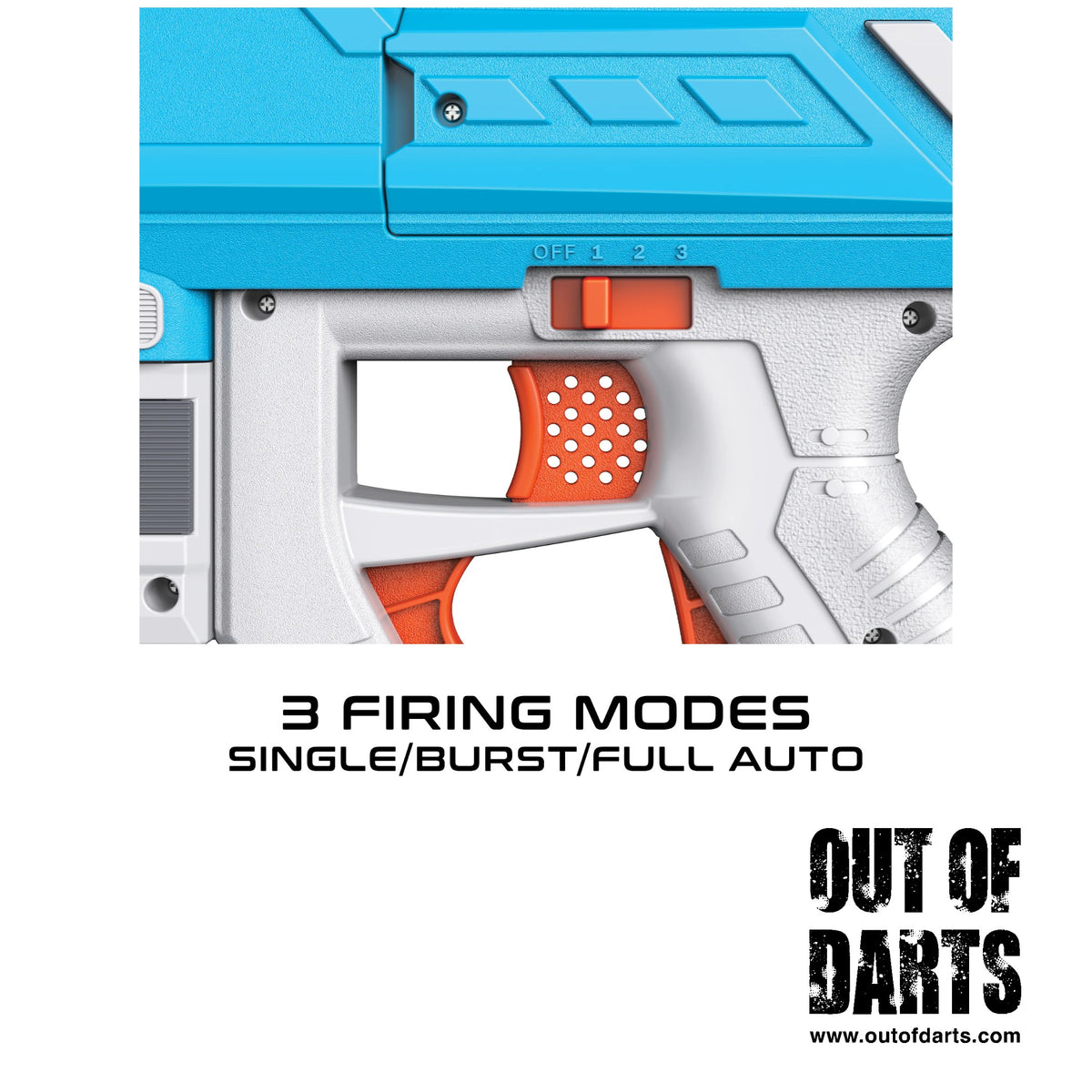 Dart Zone Max Nitroshot+ Omnia Pro Flywheel Blaster (Blue)