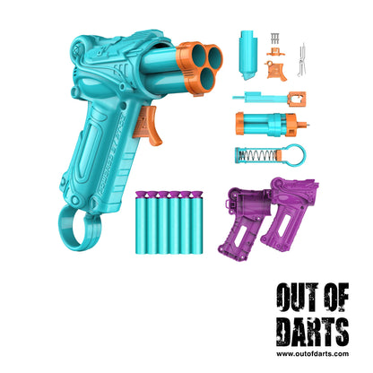 Dart Zone Retro-Shot Build-It-Yourself Tri-Fire Blaster Kit