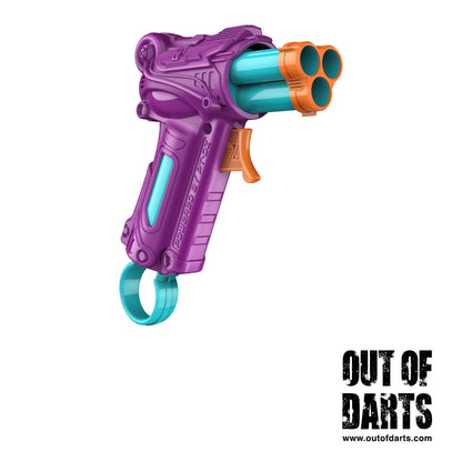 Dart Zone Retro-Shot Build-It-Yourself Tri-Fire Blaster Kit