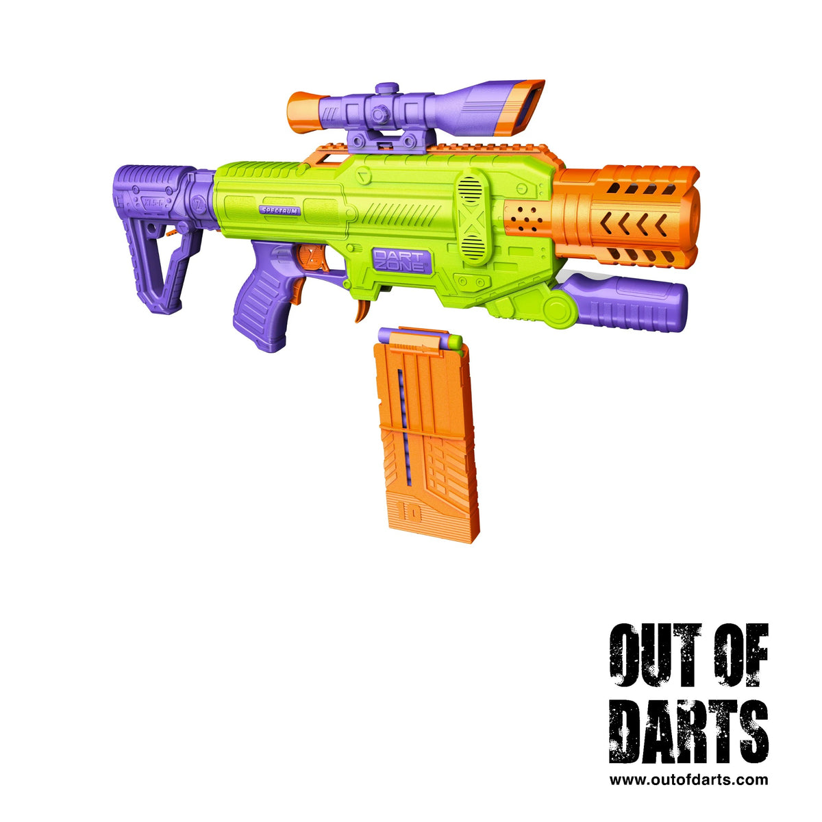 Dart Zone Spectrum Semi-Auto Flywheel Blaster