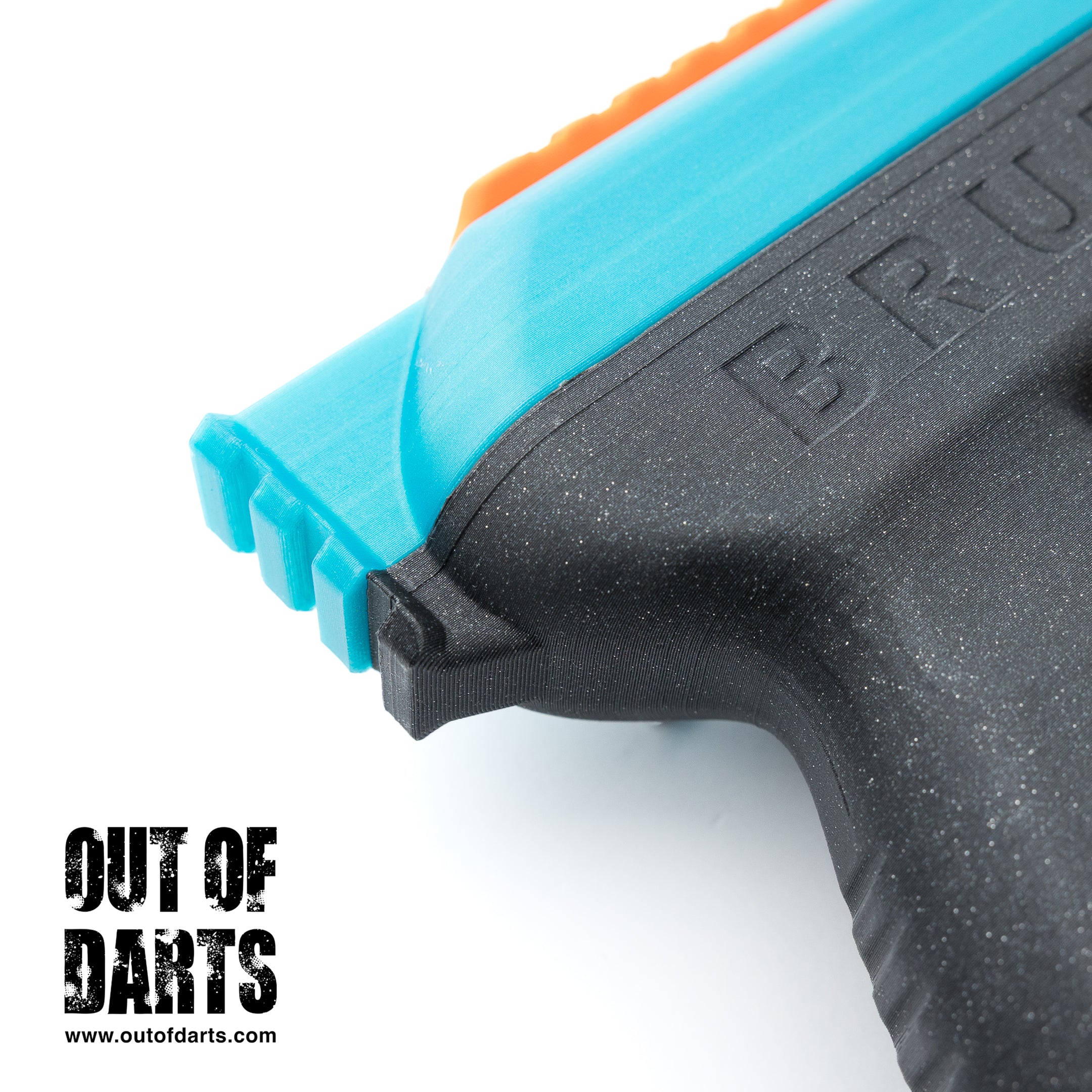 Chance Bruiser 3D-Printed Flywheel Blaster Hardware Kit | Out of Darts