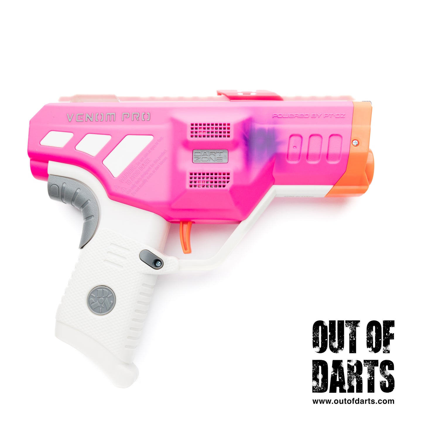 Dart Zone Max Nitroshot+ Venom Pro UV Flywheel Blaster