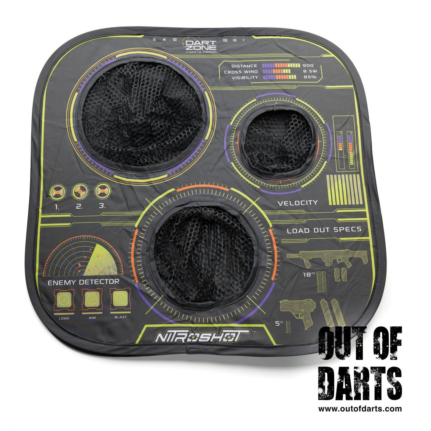 Dart Zone Nitroshot Pop-Up Target