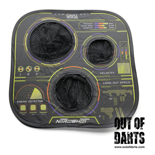 Dart Zone Nitroshot Pop-Up Target