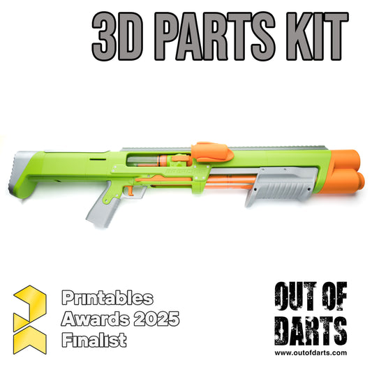 Sillybutts Breacher 3D Parts + Hardware Kit BETA - Out of Darts