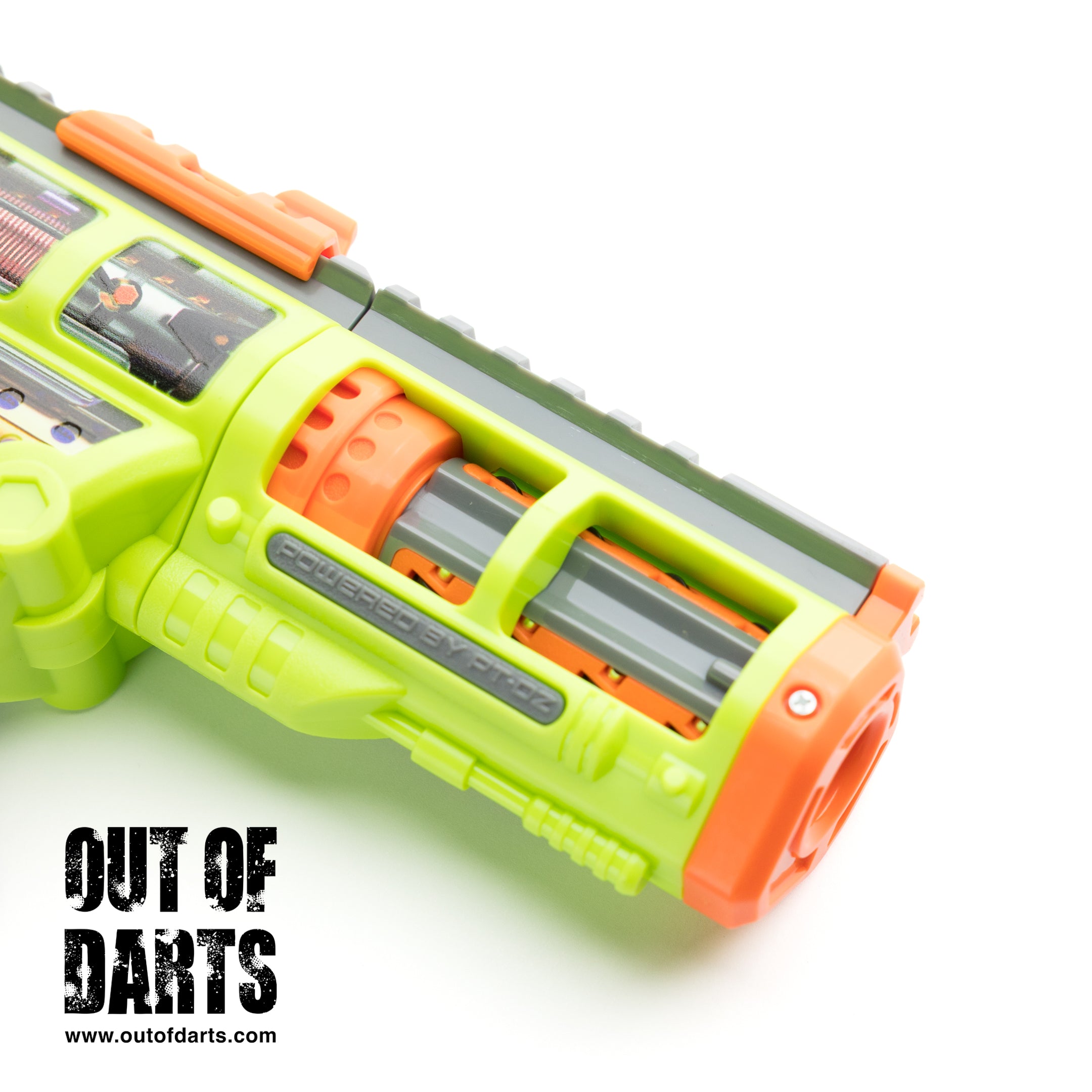 Dart Zone Nitroshot+ Volcanic Pro Hand-Cannon Blaster | Out of Darts