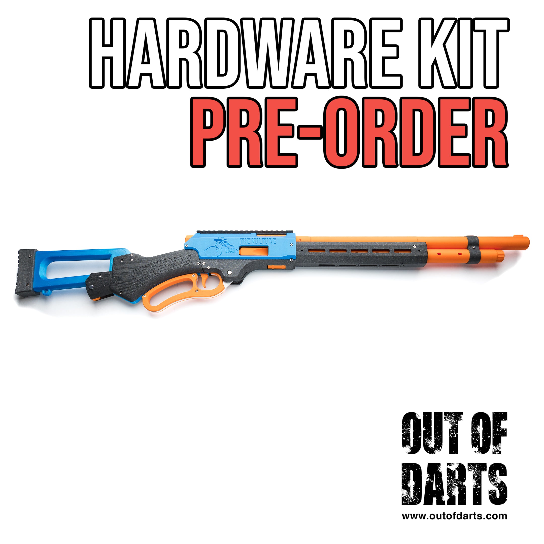 MHP Vulture Lever-Action Springer Blaster Hardware Kit | Out of Darts
