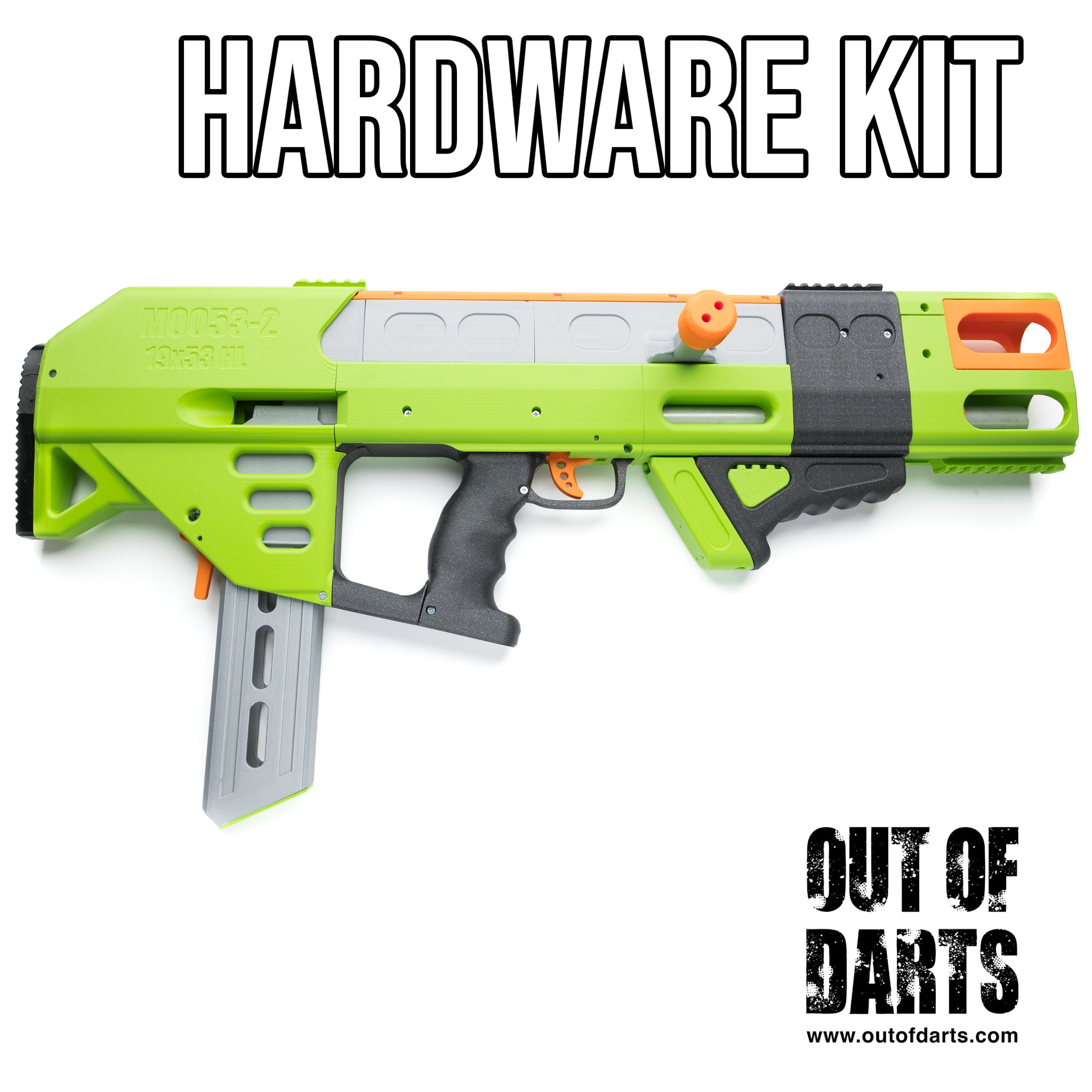 Misplaced Moose M0053-2 Bullpup Mega Blaster Hardware | Out of Darts