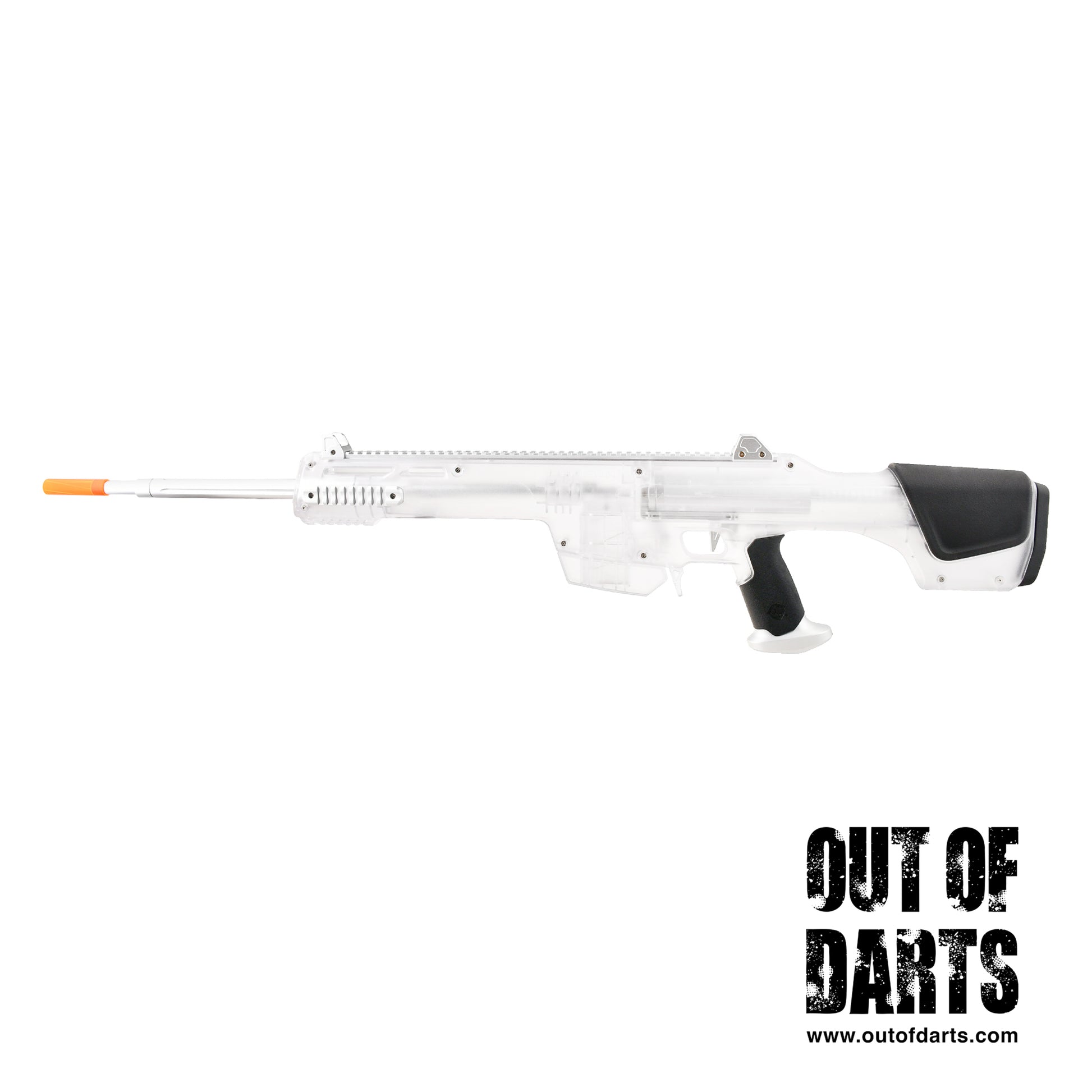 Worker Kunlun Clear Edition Bolt-Action Sniper Blaster IN STOCK - Out of Darts
