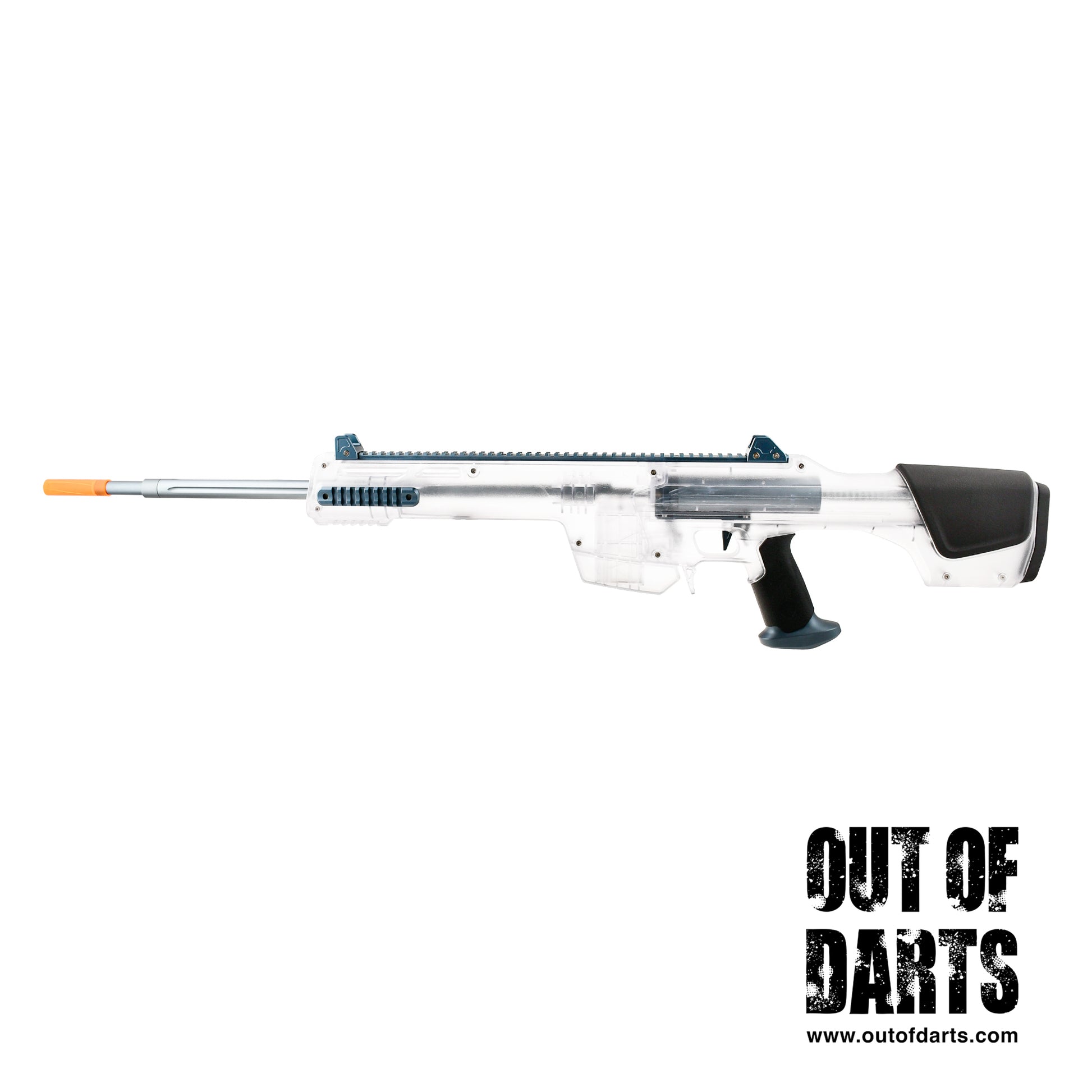 Worker Kunlun Clear Edition Bolt-Action Sniper Blaster IN STOCK - Out of Darts