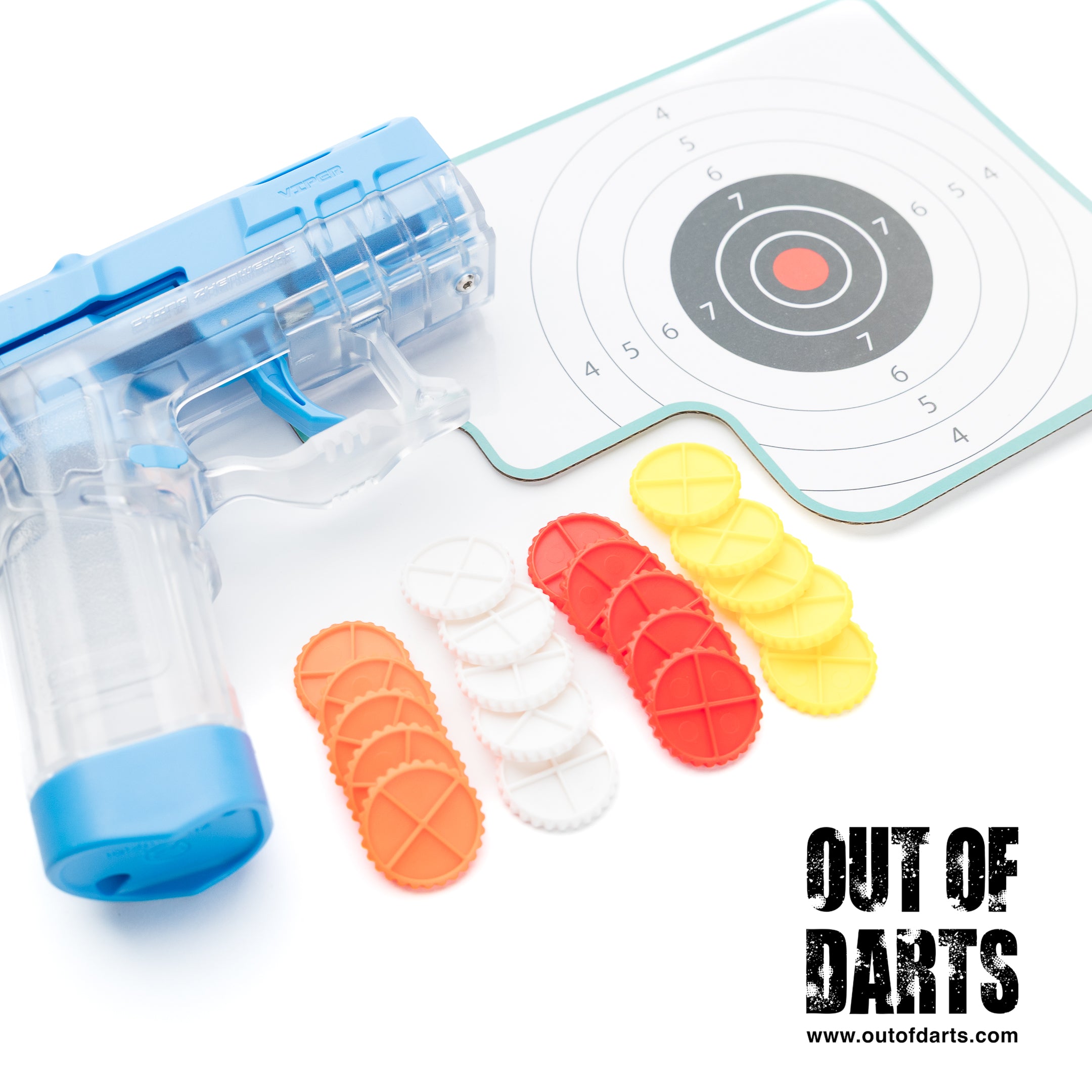 ZWQ Double-Action Disc-Launching Novelty Blaster | Out of Darts