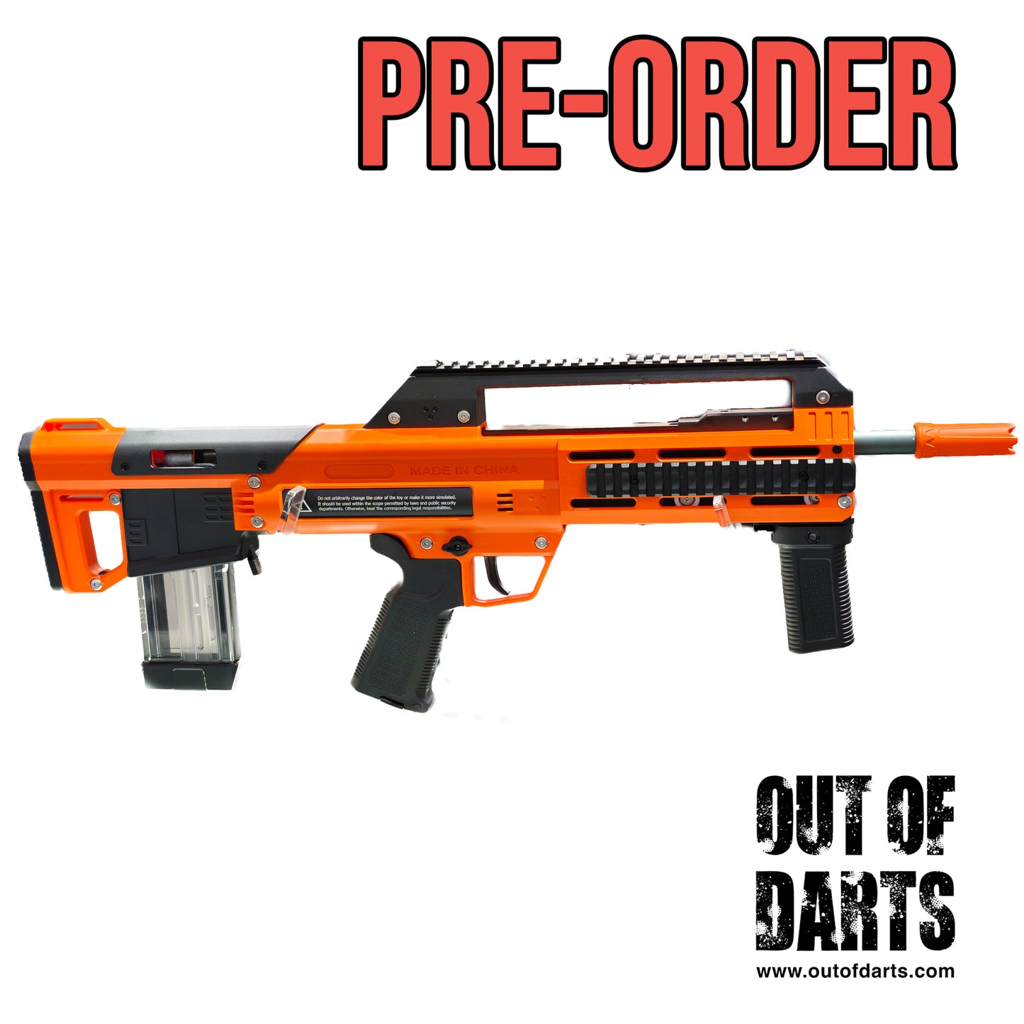 ZWQ S400 Zebra Bullpup Blaster